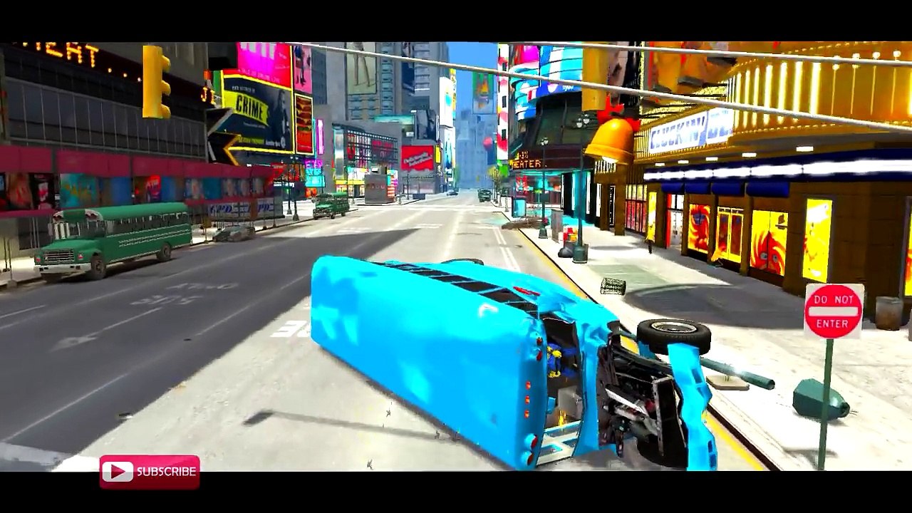 COLORS SCHOOL BUS with SPIDERMAN COLORS FOR KIDS NURSERY RHYMES SONGS FOR CHILDREN