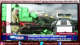 Permanece profugo chofer que estrelló en bomba de combustible en SDO-Resumen Final-Video