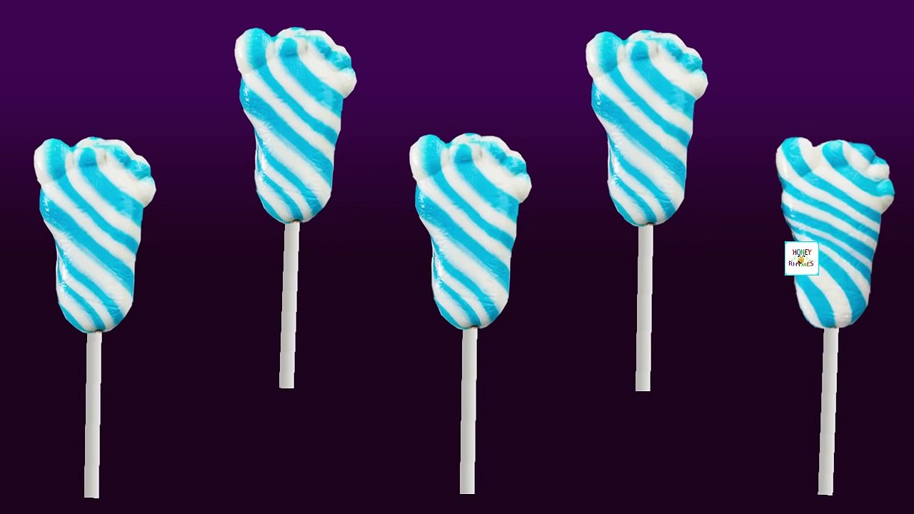 Lollipop Finger Family Nursery Rhyme - Star Candy Daddy Finger Song