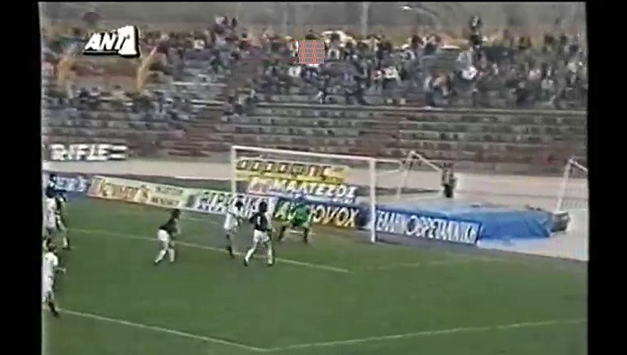 23η ΑΕΛ-Δόξα Δράμας 2-1 1990-91 Τα γκολ της ΑΕΛ (3',57' Καραπιάλης)