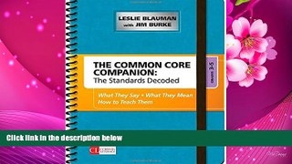 READ book The Common Core Companion: The Standards Decoded, Grades 3-5: What They Say, What They