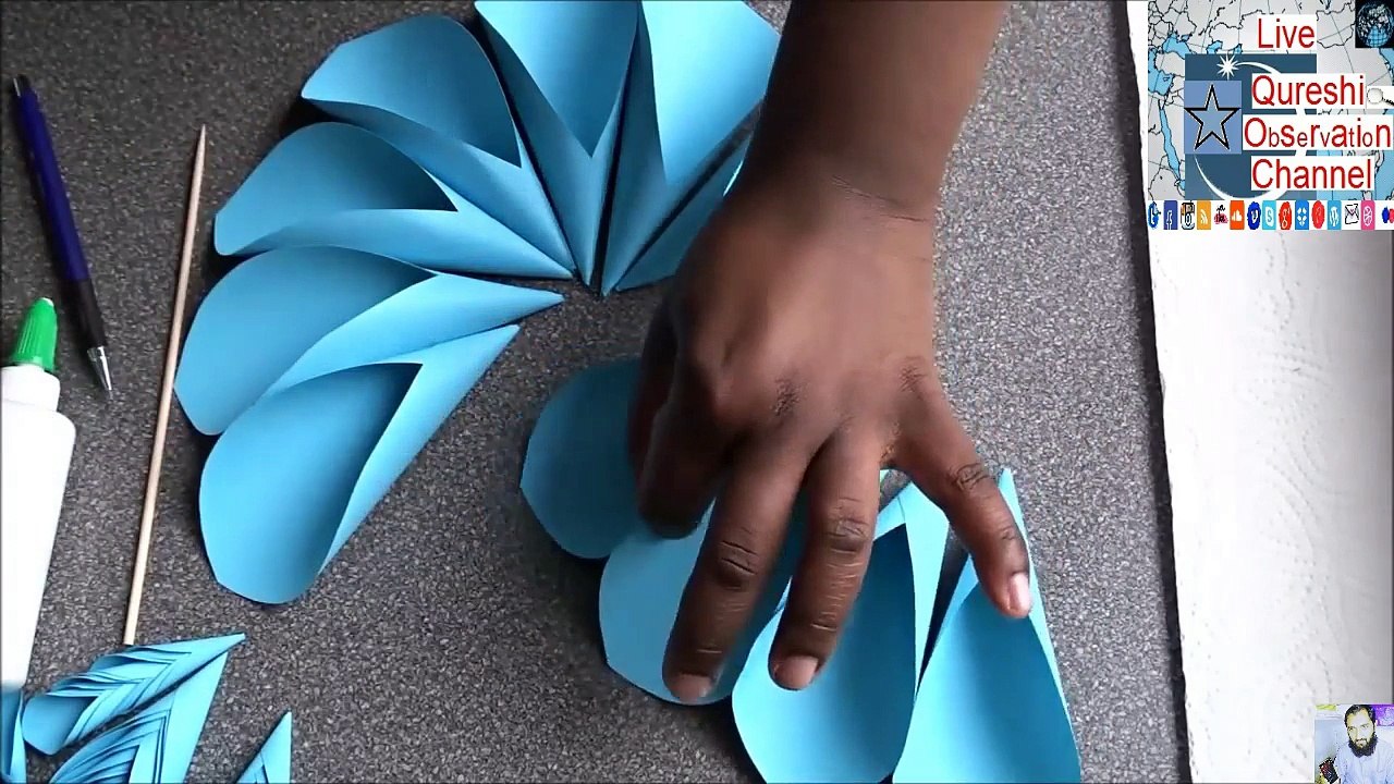 How to Make April paper flower18