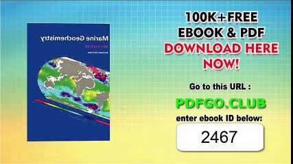 Marine Geochemistry 2nd Edition