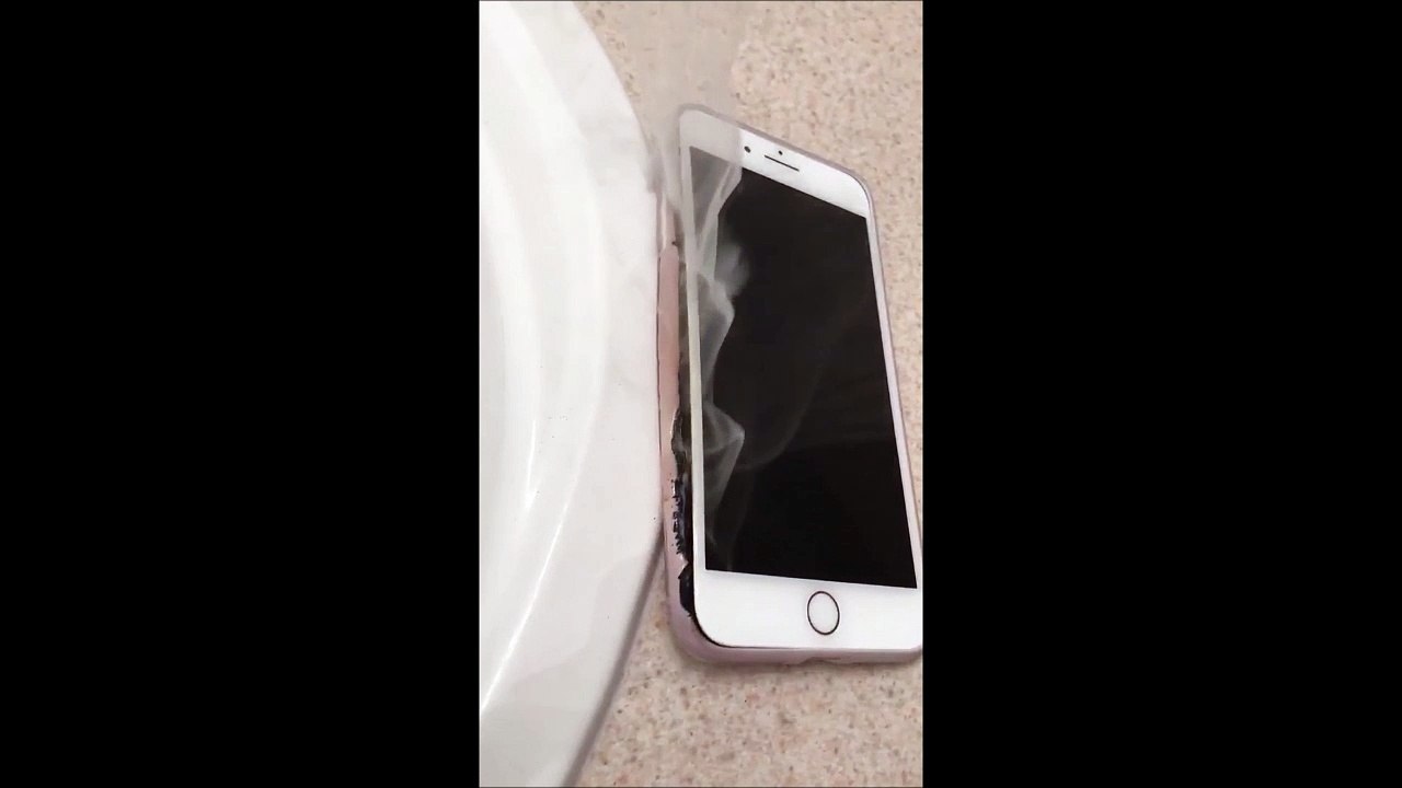 Un iPhone 7 Plus prend feu sans raison