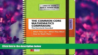 READ book The Common Core Mathematics Companion: The Standards Decoded, Grades K-2: What They Say,