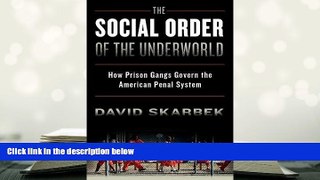 Popular Book  The Social Order of the Underworld: How Prison Gangs Govern the American Penal