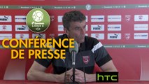 Conférence de presse Nîmes Olympique - Gazélec FC Ajaccio (1-1) : Bernard BLAQUART (NIMES) - Jean-Luc VANNUCHI (GFCA) - 2016/2017