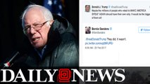 Bernie Sanders Reminds Donald Trump Of His Small Inauguration Crowd