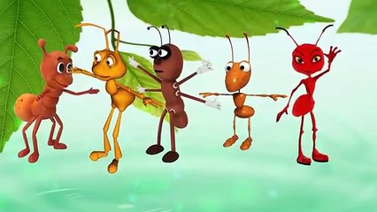 Mega Gummy Bear Baby was ferocious ants attack finger family nursery rhymes for kids