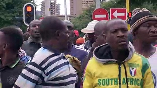 Afrique du Sud: la police disperse une marche anti-immigrés