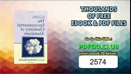 The Environmental Chemistry of Aluminum, Second Edition 2nd Edition