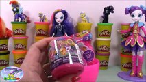 My Little Pony Play Doh Surprise Eggs Rarity Sweetie Belle Cutie Mark MLP Toy - SETC
