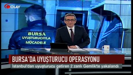 Bursa'da uyuşturu operasyonu (Haber 24 02 2017)