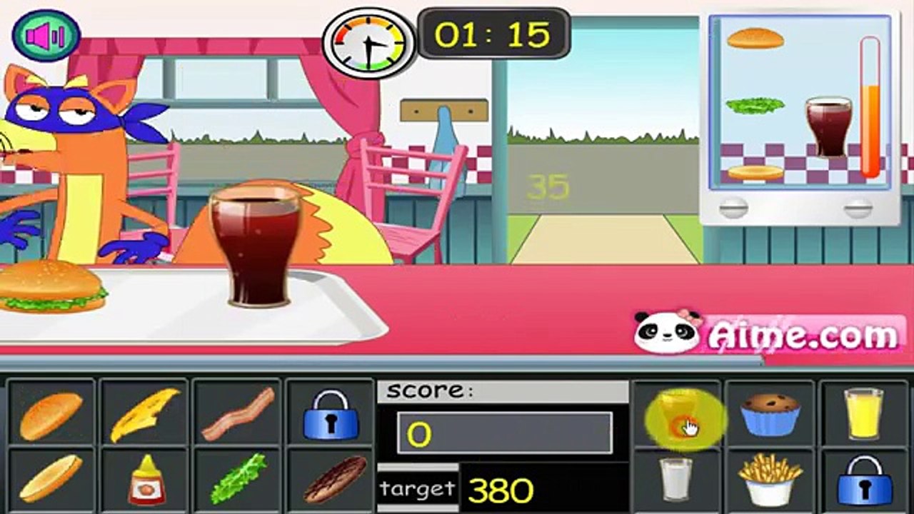 Dora The Explorer - Dora Love Hamburger Games - Game Baby Tv Episodes 17