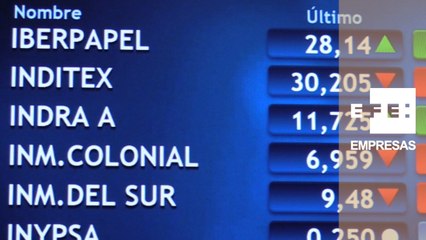 La Bolsa española baja un 0,42% lastrada por la banca