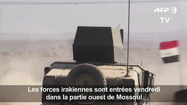 Les forces irakiennes entrent à Mossoul-Ouest