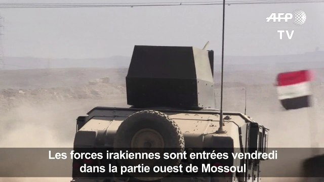 Les forces irakiennes entrent à Mossoul-Ouest