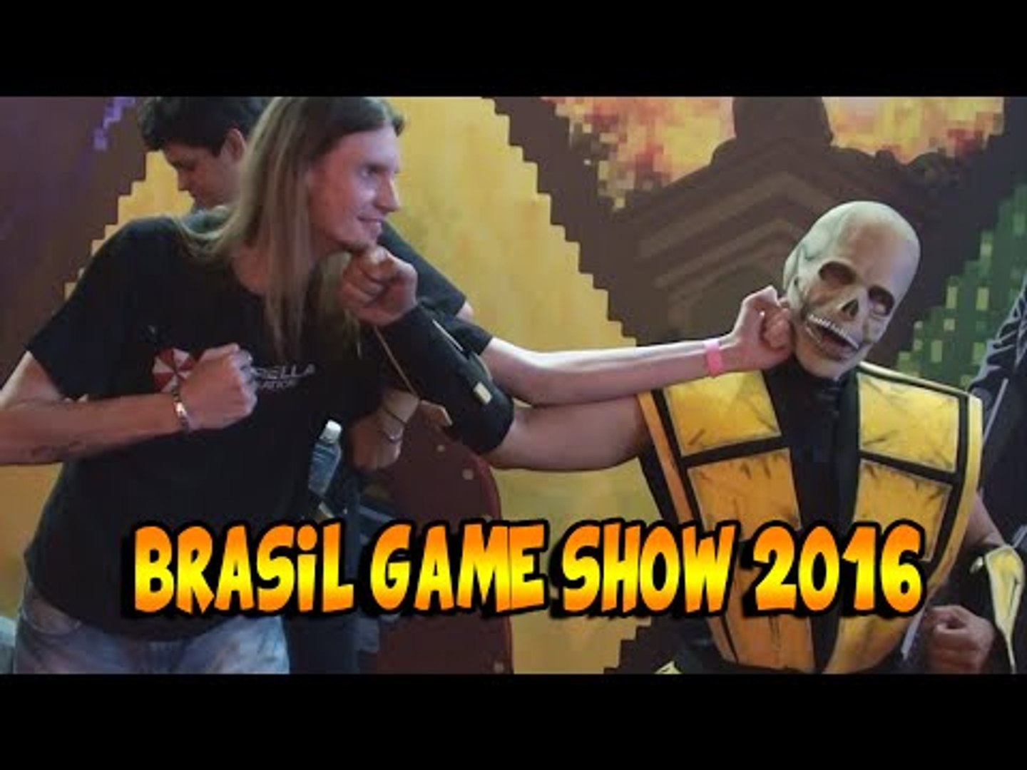⁣BGS BRASIL GAME SHOW 2016 PARTE 1 - Evolução do videogame, Tekken 7, coleção Resident Evil