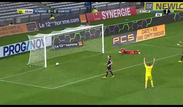 Yacine Bammou Goal HD - Nantes 1-0 Dijon - 24.02.2017