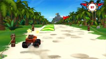 Blaze And The Monster Machines - Blaze Dragon Island Race( Kids Game Episode - Nick Jr. Ga