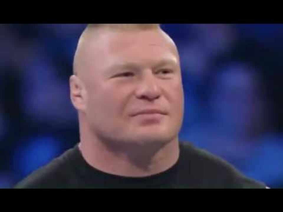 WWE Brock Lesnar vs Goldberg face to Face contract Signing For Royal Rumble 2017