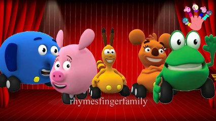 Finger Family Jungle Junction Kids nursery rhyme - Fruit Finger family Song