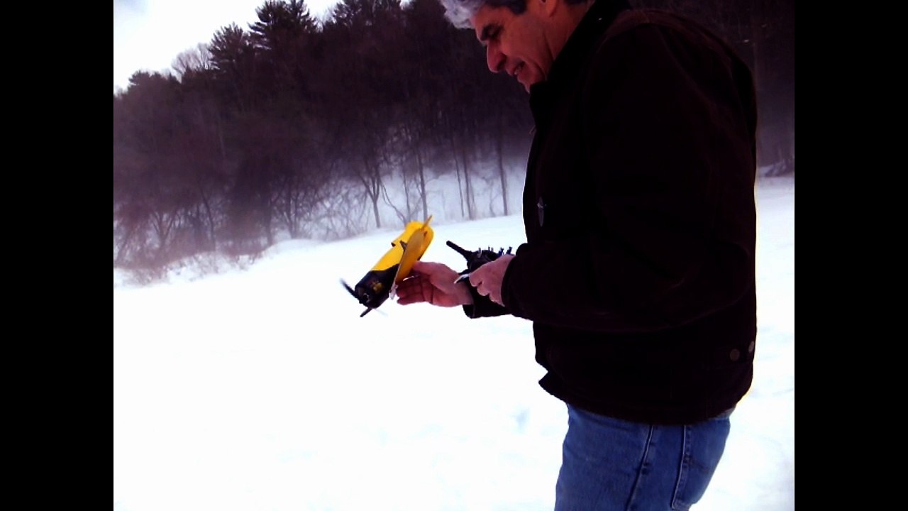 Model GeeBee Z test flight