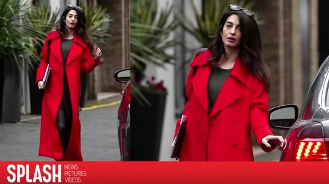 OMG! First Pics of Amal Clooney Since Announcing She's Pregnant With Twins