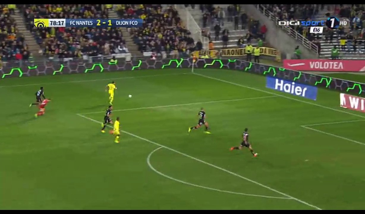 Felipe Pardo Goal HD - Nantes 3-1 Dijon - 24.02.2017