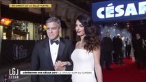 L'arrivée de George Clooney aux César 2017