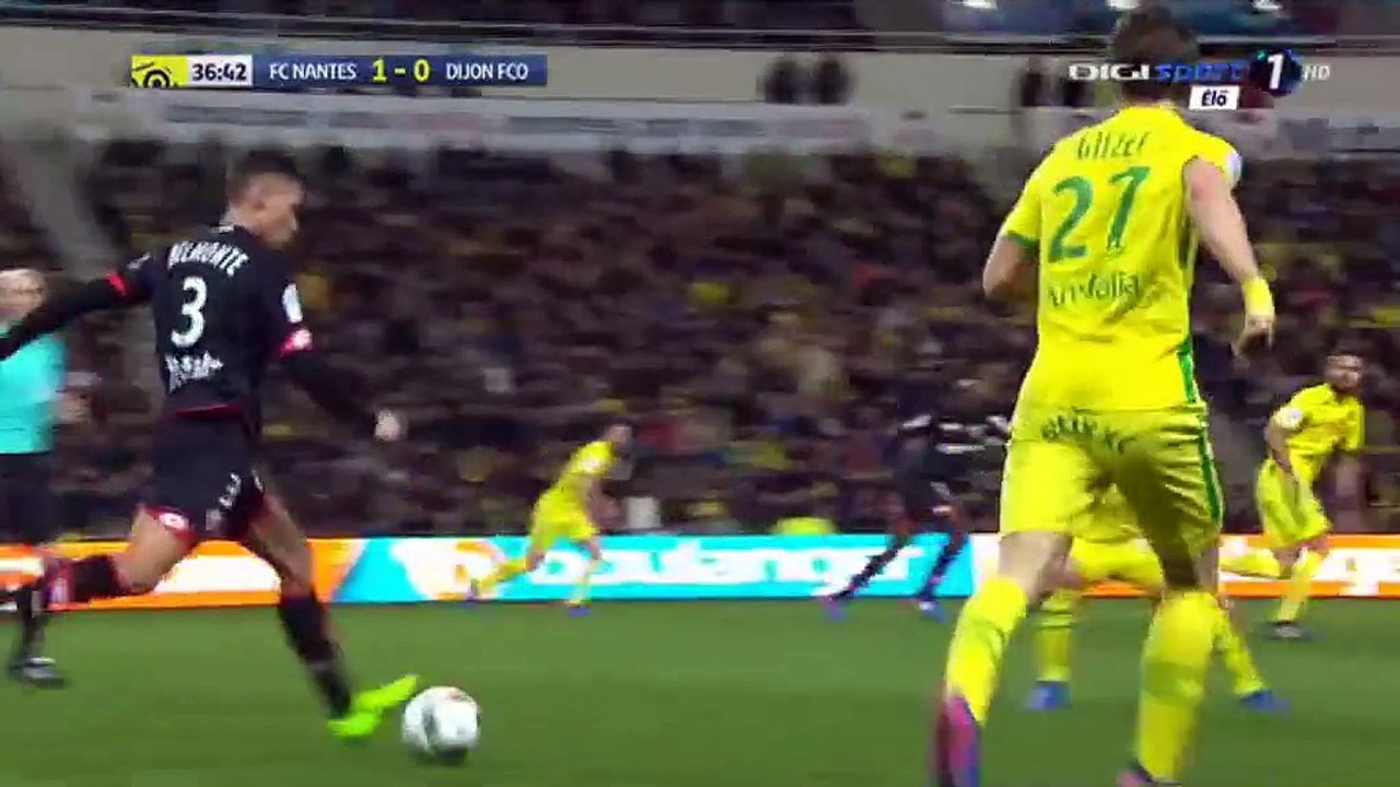 All Goals & Highlights HD - Nantes 3-1 Dijon - 24.02.2017