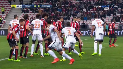 Steve Mounie Goal HD - Nice 0-1 Montpellier - 24.02.2017