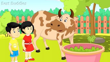 NURSERY RHYMES||MOO MOO BROWN COW||KIDS SONG||CHILDREN POEM||KINDERGARTEN SONGS