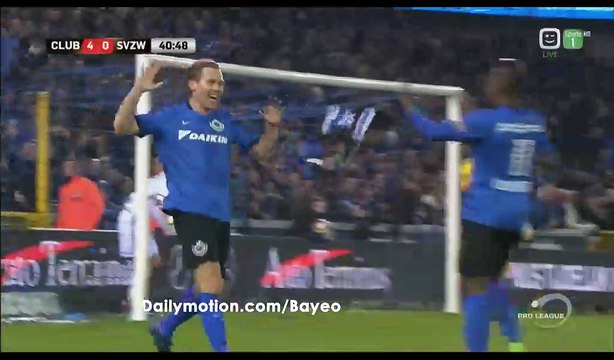 Ruud Vormer Goal HD - Club Brugge KV 4-0 Waregem - 24.02.2017