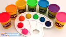 Aprender los Colores con Play Doh plastilina Frutas Moldes Creativas y Divertidas para los Niños * arco iris