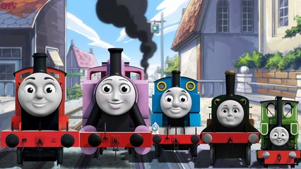 3D Thomas y sus Amigos canciones infantiles Dedo de la Familia Por KidsF
