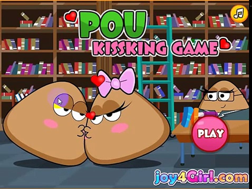Jogo do Pou - Jogo do Beijo (Pou Game - Pou Kissing Game - Kids Games to Play)