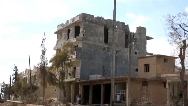 المعارك تخلف دمارا كبيرا بمدينة الباب