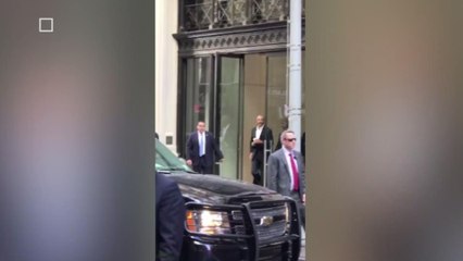 Hundreds Wait to See Barack Obama in New York City