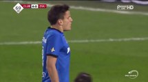 Vossen J. (Penalty) GOAL HD - Club Brugge KV 5-0 Waregem 24.02.2017