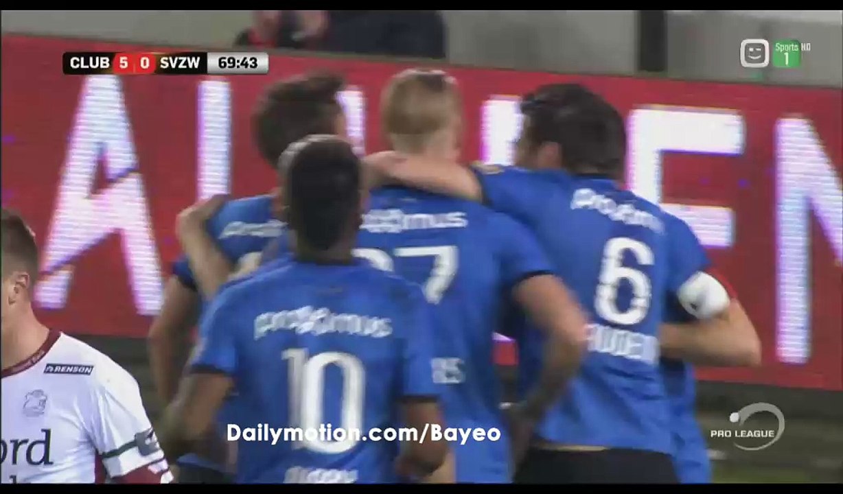 Jelle Vossen Goal HD - Club Brugge KV 5-0 Waregem - 24.02.2017
