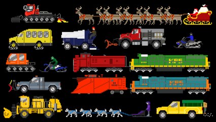 Winter Vehicles - Snow Plow Truck, Snowmobile & More - The Kids' Picture Show (Fun & Educational)