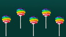 Rainbow Wet water Balloons - Learn colours Finger Nursery Balloon family Compilation