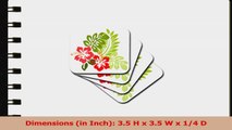 3dRose cst415592 Hawaiian Hibiscus N Leaves Print Soft Coaster Set of 8 b3619914