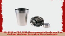 Bar Tool Set 100 Stainless Steel Bartender Martini Shaker Cocktail with Strainer 5ef725df