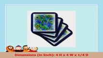 3dRose cst288033 Peacock Feathers in Watercolors Ceramic Tile Coasters Set of 4 b7a5b51b