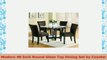 Modern 48 Inch Round Glass Top Dining Set by Coaster e709a5a3