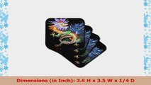 3dRose cst182452 Mythology Chinese Dragon Soft Coasters Set of 8 d539f0a8