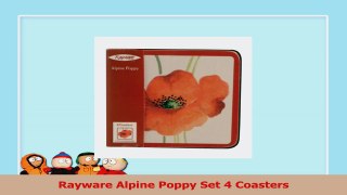 Rayware Alpine Poppy Set 4 Coasters c4981cef