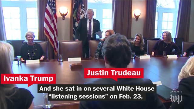 Ivanka Trump doesn't have an official White House job – but she seems to have an unofficial one